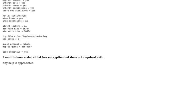 How to enable SAMBA encryption and do not require user authentication? (2 Solutions!!) смотреть онлайн