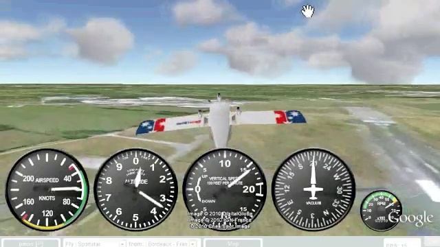 Keynoise Google Earth Flight Simulator смотреть онлайн