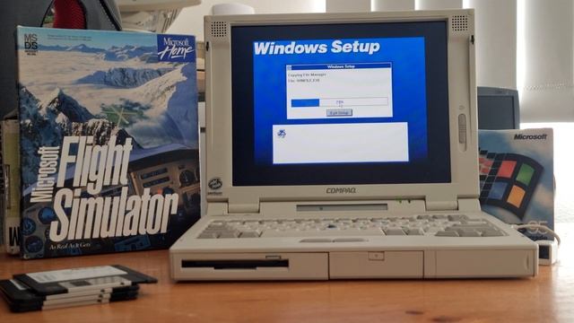 Installing Windows 3.1 on my Compaq lte 5300 смотреть онлайн