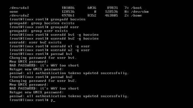 Thiết lập hạn ngạch đĩa cho người dùng - Lab Fedora core phần 1 смотреть онлайн