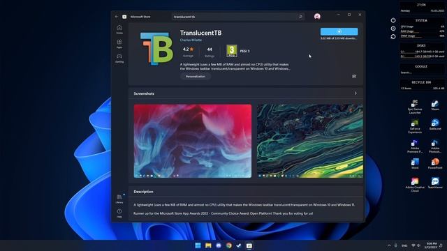 How to Make the Taskbar Transparent / Invisible on Windows 11 смотреть онлайн