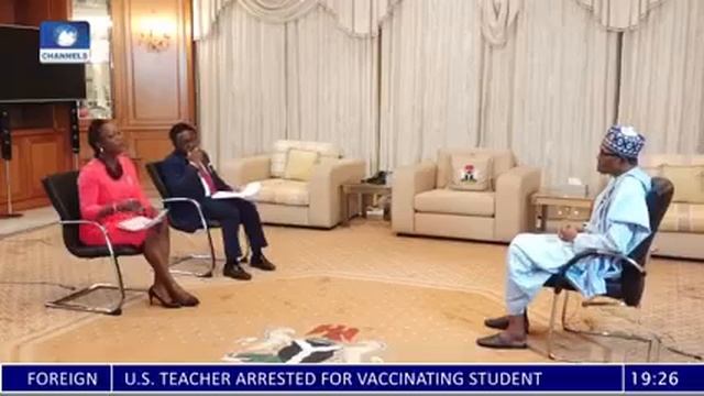 EXCLUSIVE INTERVIEW WITH PRESIDENT MUHAMMADU BUHARI смотреть онлайн