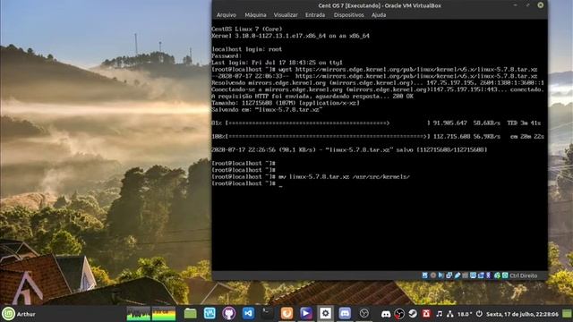 Compilação de Kernel no CentOS 7 смотреть онлайн