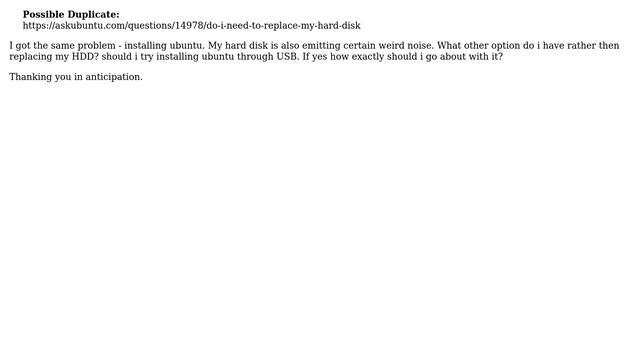 Ubuntu: Hard disk makes weird noises during installation смотреть онлайн