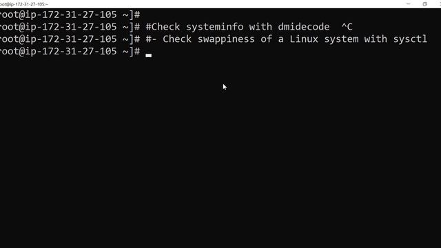 Check swappiness of a Linux system with sysctl смотреть онлайн