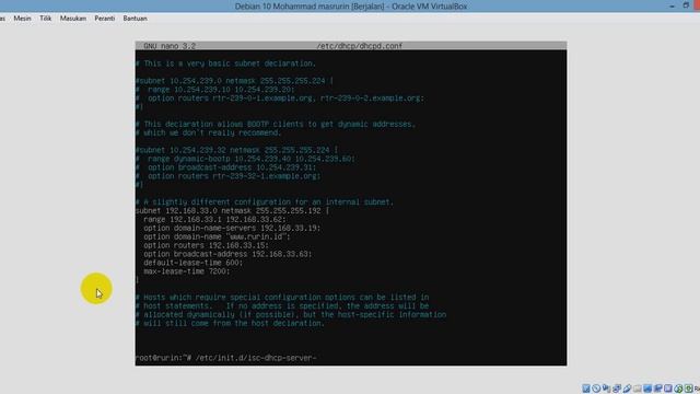 Konfigurasi DHCP & SSH Server Di Debian 10 (Semester Genap) смотреть онлайн