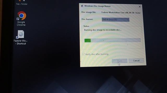 How copy Fedora ISO to DVD for the installation смотреть онлайн
