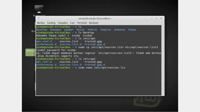 Cara Mengkonfigurasi Repository Lokal Indonesia pada Linux Mint смотреть онлайн