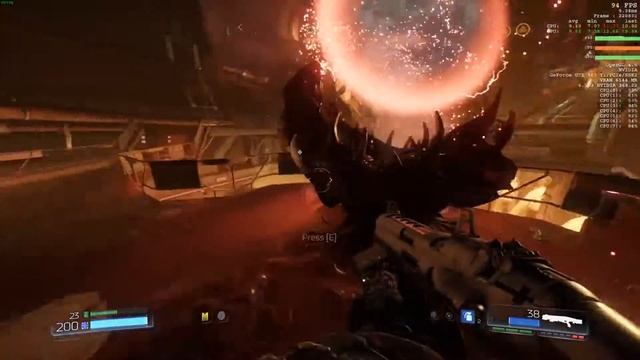 DOOM (2016) - GTX 980 Ti - Performance Graph + Nightmare Settings - (No Commentary) смотреть онлайн