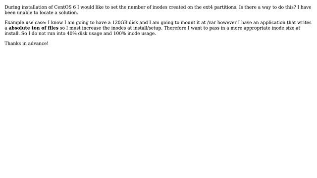 DevOps & SysAdmins: CentOS: Set number of inodes in ext4 on Install (2 Solutions!!) смотреть онлайн