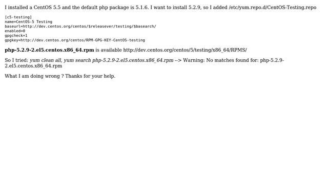 DevOps & SysAdmins: CentOS package not available смотреть онлайн
