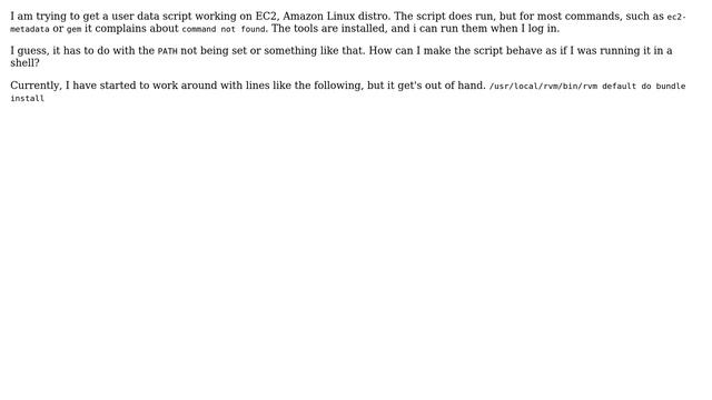 DevOps & SysAdmins: EC2 user data script does not find commands смотреть онлайн