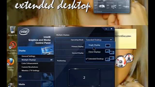 multiple monitors - extended desktop set up - tutorial смотреть онлайн
