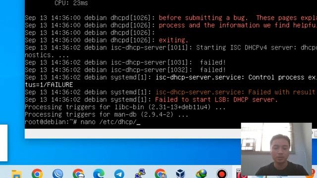 #2. Konfigurasi DHCP Server pada Debian смотреть онлайн