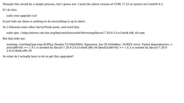 DevOps & SysAdmins: Upgrade curl to latest on CentOS 6.3 (2 Solutions!!) смотреть онлайн