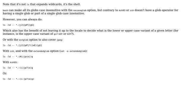Unix & Linux: case insensitive, list files in directory, ending in .jpg (2 Solutions!!) смотреть онлайн
