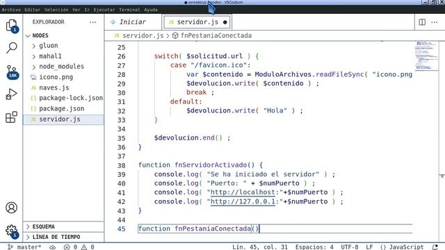 Sistema de web sockets con Socket.io + Módulo HTTP + Módulo Colors смотреть онлайн