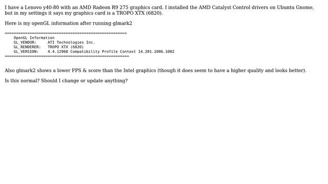 Ubuntu AMD Graphics card Drivers (AMD r9 275) смотреть онлайн