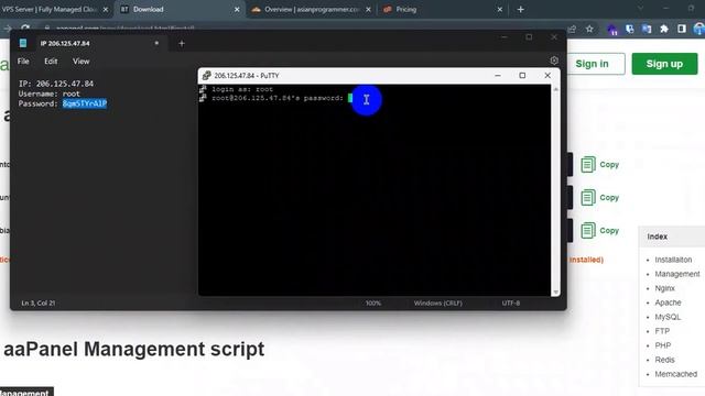 How to Install and Configure aaPanel on a VPS | Bangla Tutorial смотреть онлайн