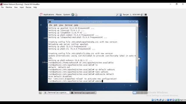 Konfigurasi Web Server Debian 6 смотреть онлайн