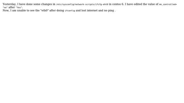Unix & Linux: Unable to see eth0 after ifconfig смотреть онлайн