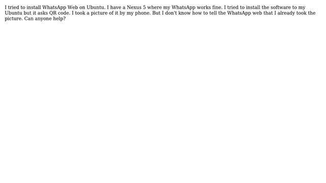Ubuntu: How can I use WhatsApp Web on Ubuntu? смотреть онлайн