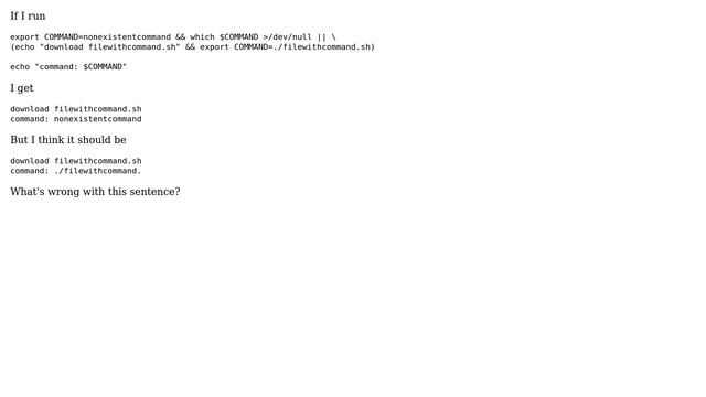 Unix & Linux: Conditionally command line export variable смотреть онлайн