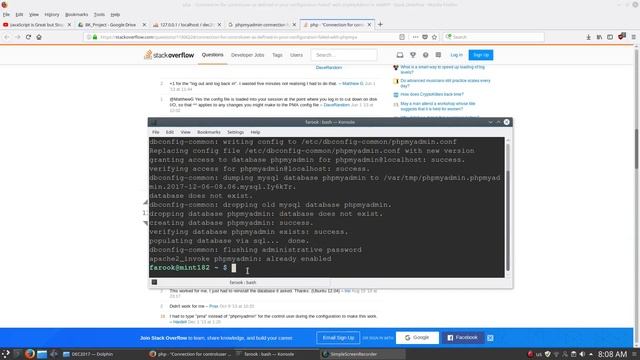 fix red flag on my "phpmyadmin" Linux Mint 18.2 смотреть онлайн