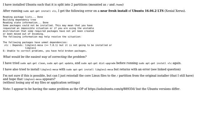 VLC Unmet Dependencies (2 Solutions!!) смотреть онлайн