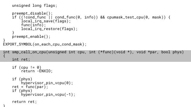 Code Walkthorugh: Linux Kernel - kernel/up.c смотреть онлайн