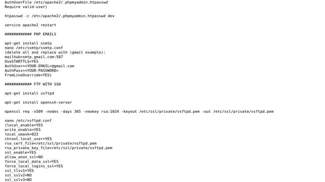 Step by step configuration of Ubuntu server for LAMP with remote FTP/SSH and GIT access смотреть онлайн