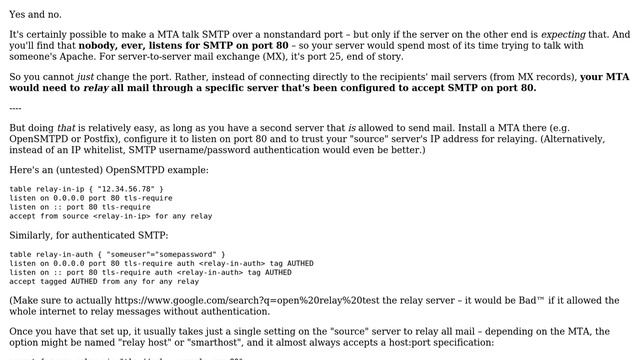 Send emails over port 80 using Linux command line смотреть онлайн