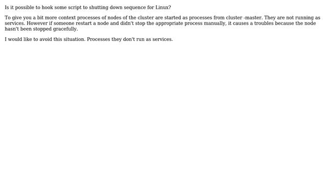 Unix & Linux: Hook shutdown script to shutting down sequnce смотреть онлайн
