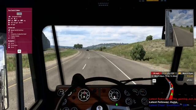Cheyenne, Wyoming - Casper, Wyoming - American Truck Simulator смотреть онлайн