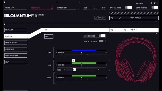 JBL Quantum 910 Headset Engine software on PC смотреть онлайн