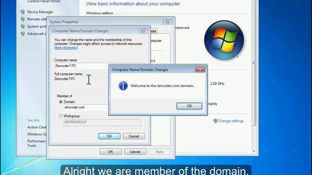 CSS NC2 COC 3 - Join a domain | Windows Server 2008 R2 | Windows 7 Client смотреть онлайн