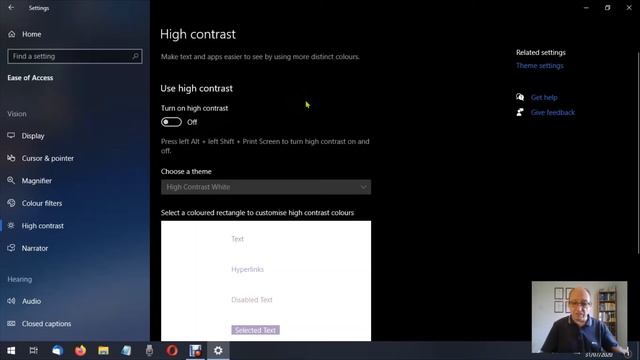 How to use High Contrast in Windows 10 Ease of Access смотреть онлайн