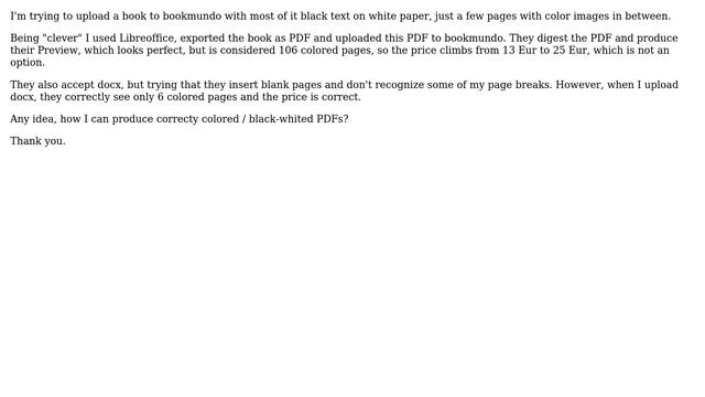 Ubuntu: Create PDF with 100 pages, only 6 of them in color смотреть онлайн