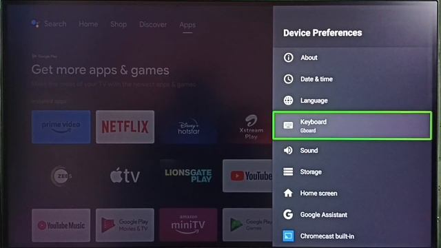 PANASONIC Android TV : Keyboard Settings | Gboard Settings | Add New Keyboard