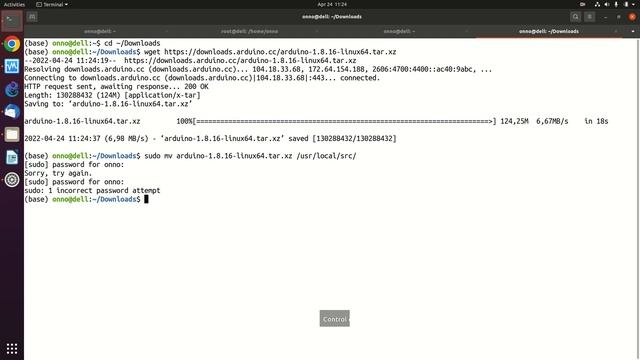 OWP 20220424 instalasi arduino 1.8.16 di ubuntu 20.04 смотреть онлайн