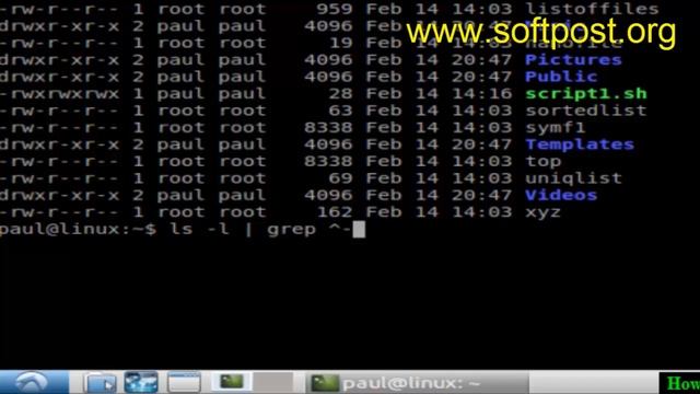 How to list only files in Bash смотреть онлайн