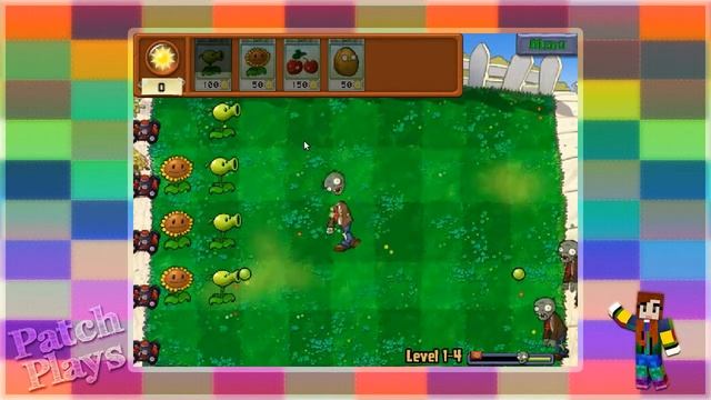 Patchriotic Plays Plants vs Zombies смотреть онлайн