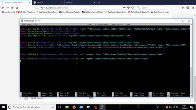 RULES in OPENHAB 2 / MQTT / NodeMCU / Tasmota / WEMOS D1 Mini / ESP EASY Mikrocontroller смотреть онлайн