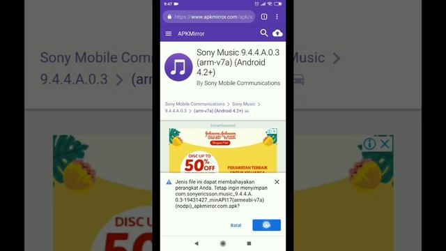 Cara download Sony Music di smartphone Xiaomi смотреть онлайн