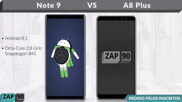 Note 9 vs A8 Plus (Comparativo) смотреть онлайн