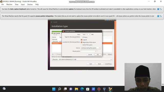 CARA INSTAL SISTEM OPERASI LINUX UBUNTU (13.04) DI APK VIRTUALBOX смотреть онлайн