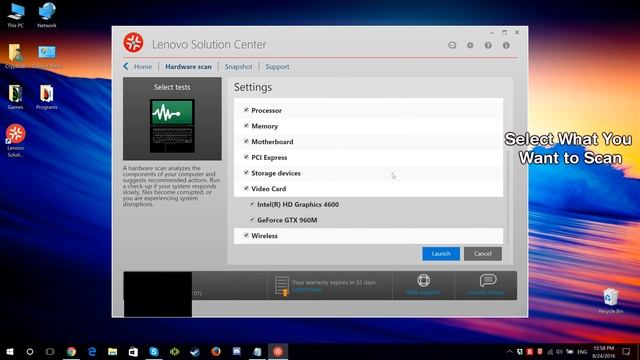 How to Scan your Hardware Health (Lenovo) смотреть онлайн