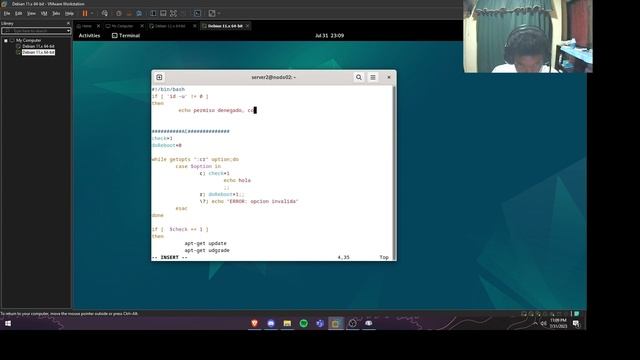 3.4 (B) || Experiment 10.4 - Automatización con scripts BASH || Debian 11 смотреть онлайн