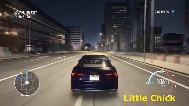 Police chase pursuit 3 cars Honda S2000, Land Rover Defender & Audi S5 - Kids Race Car crash game смотреть онлайн