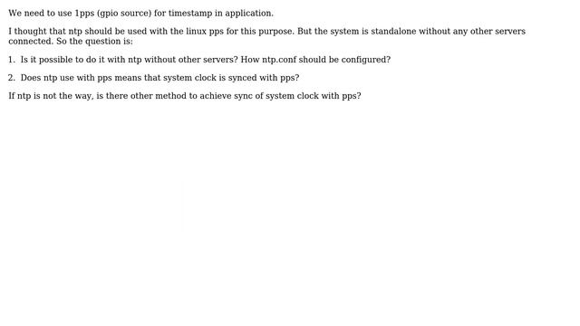 Unix & Linux: Sync 1pps sync with system clock смотреть онлайн